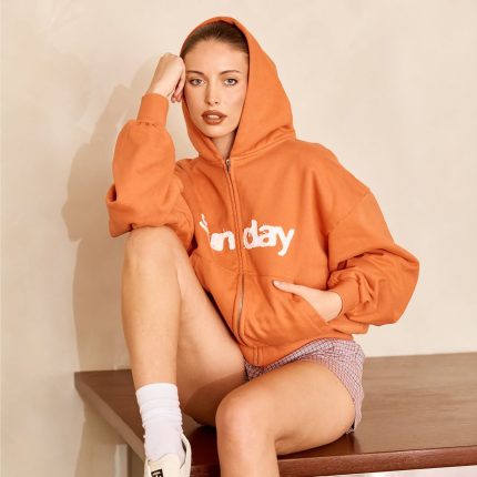 sunday hoodie orange