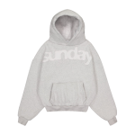 heavyweight billboard hoodie - grey
