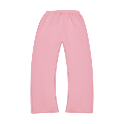 heavyweight straight leg tracks - powder pink