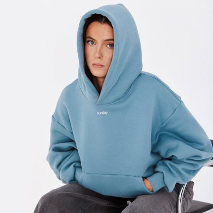 sunday hoodie blue